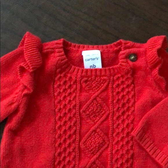 Baby Girl Sweater Dress Size NB - Picture 2 of 2